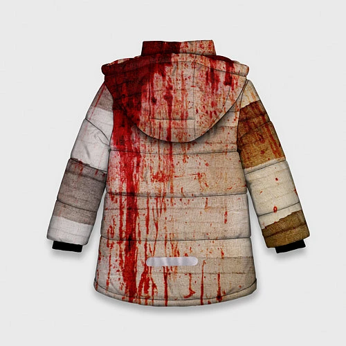 Зимняя куртка для девочки Бинты 1 / 3D-Красный – фото 2
