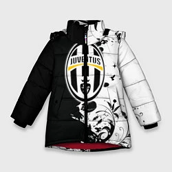 Куртка зимняя для девочки Juventus4, цвет: 3D-красный