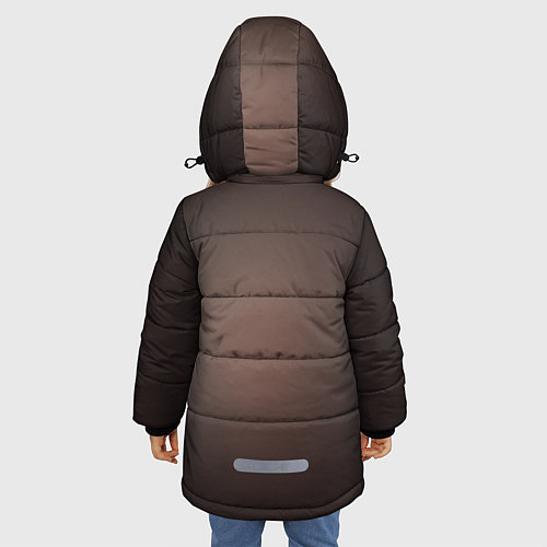 Зимняя куртка для девочки Unknown Robot / 3D-Светло-серый – фото 4