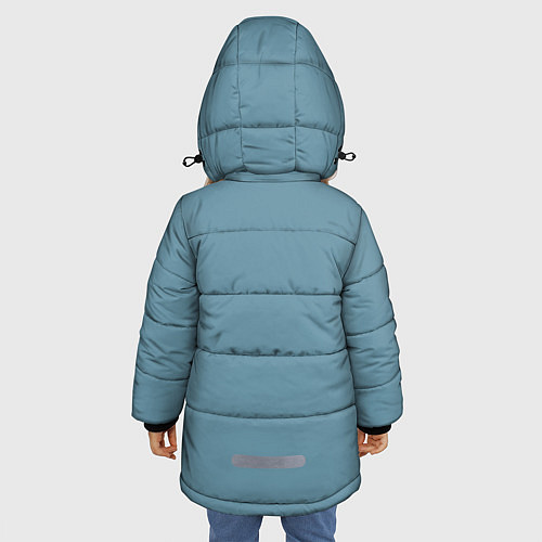 Зимняя куртка для девочки I'm the doctor / 3D-Светло-серый – фото 4