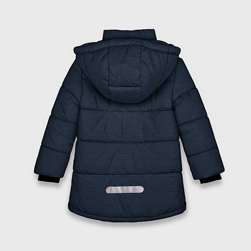 Зимняя куртка для девочки Новогодний свитер Чужой / 3D-Светло-серый – фото 2