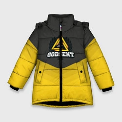 Куртка зимняя для девочки Godsent Uniform, цвет: 3D-черный