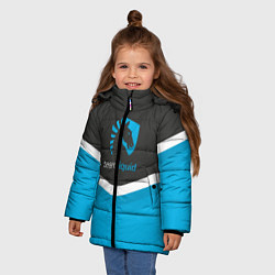 Куртка зимняя для девочки Team Liquid Uniform, цвет: 3D-светло-серый — фото 2