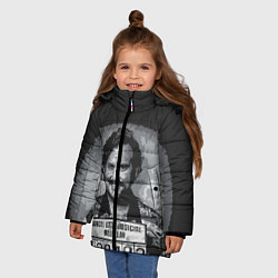 Куртка зимняя для девочки Pablo Escobar: Smile, цвет: 3D-черный — фото 2