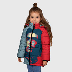 Куртка зимняя для девочки Che Guevara, цвет: 3D-светло-серый — фото 2