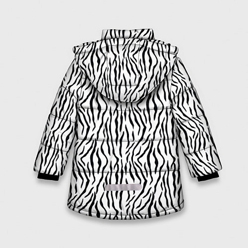Зимняя куртка для девочки Yin Yang Tigers / 3D-Красный – фото 2