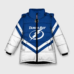 Куртка зимняя для девочки NHL: Tampa Bay Lightning, цвет: 3D-черный