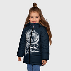 Куртка зимняя для девочки Bleed Blue, цвет: 3D-черный — фото 2