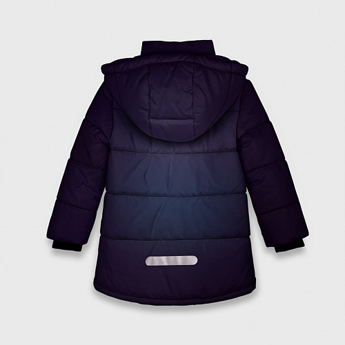 Зимняя куртка для девочки Crab / 3D-Светло-серый – фото 2