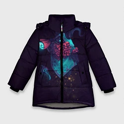 Куртка зимняя для девочки Crab, цвет: 3D-светло-серый