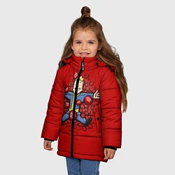 Куртка зимняя для девочки Nuka Cola Paradise, цвет: 3D-черный — фото 2