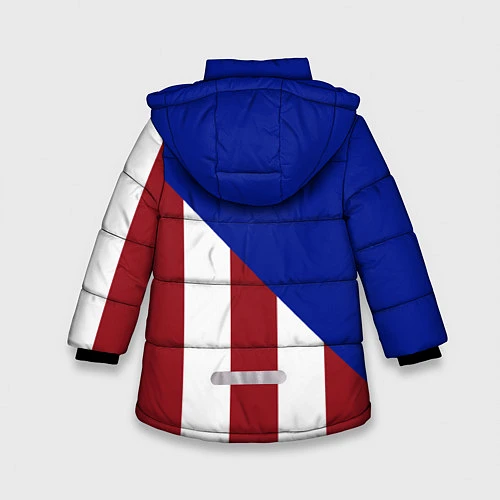 Зимняя куртка для девочки FC Atletico Madrid / 3D-Светло-серый – фото 2
