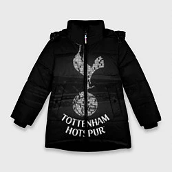Куртка зимняя для девочки Tottenham Hotspur, цвет: 3D-черный