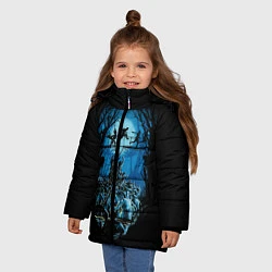Куртка зимняя для девочки Zombie Island, цвет: 3D-красный — фото 2