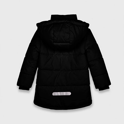Зимняя куртка для девочки Train Like a Beast / 3D-Светло-серый – фото 2