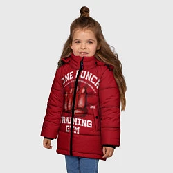 Куртка зимняя для девочки One Punch Gym, цвет: 3D-черный — фото 2