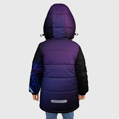 Зимняя куртка для девочки Malzahar / 3D-Светло-серый – фото 4