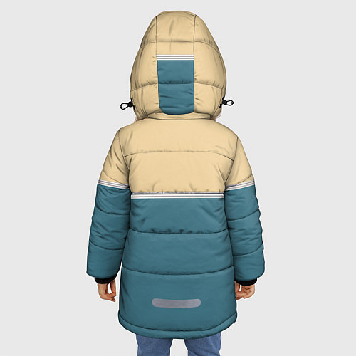 Зимняя куртка для девочки Газированная вода / 3D-Светло-серый – фото 4