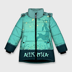 Куртка зимняя для девочки Aiushtha Rage, цвет: 3D-черный