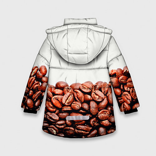 Зимняя куртка для девочки Coffee / 3D-Красный – фото 2
