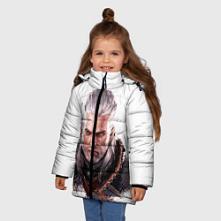 Куртка зимняя для девочки Геральт, цвет: 3D-черный — фото 2