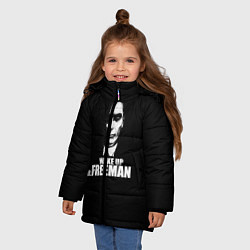 Куртка зимняя для девочки Wake up Mr. Freeman, цвет: 3D-черный — фото 2