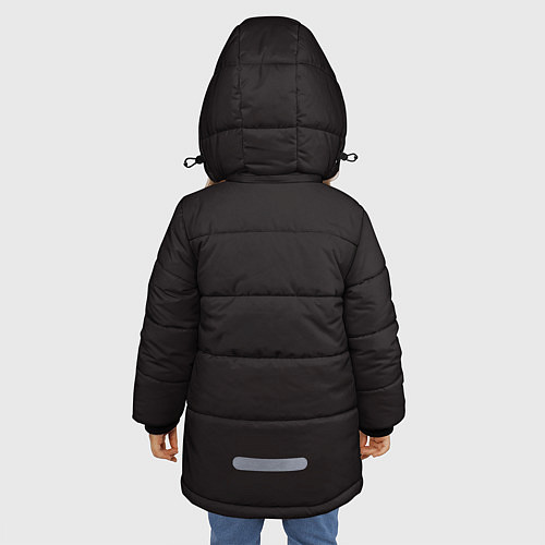Зимняя куртка для девочки G-Man Face / 3D-Светло-серый – фото 4