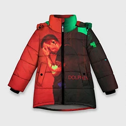 Куртка зимняя для девочки Dolphin Pain, цвет: 3D-светло-серый