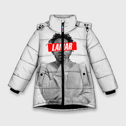 Куртка зимняя для девочки Lamar Supreme, цвет: 3D-черный