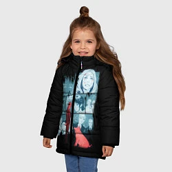 Куртка зимняя для девочки Black Mirror: Stories, цвет: 3D-черный — фото 2