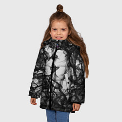 Куртка зимняя для девочки Smoke, цвет: 3D-красный — фото 2