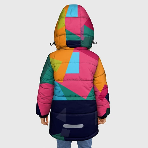 Зимняя куртка для девочки Coldplay / 3D-Светло-серый – фото 4