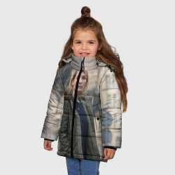 Куртка зимняя для девочки Доктор, цвет: 3D-черный — фото 2