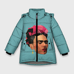 Куртка зимняя для девочки Фрида, цвет: 3D-светло-серый