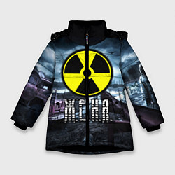 Куртка зимняя для девочки S.T.A.L.K.E.R: Женя, цвет: 3D-черный