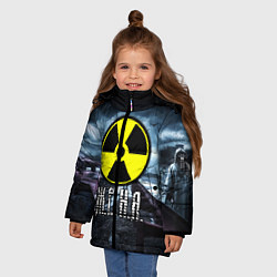 Куртка зимняя для девочки S.T.A.L.K.E.R: Женя, цвет: 3D-черный — фото 2