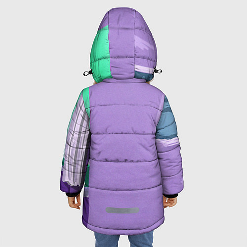 Зимняя куртка для девочки BoJack / 3D-Светло-серый – фото 4