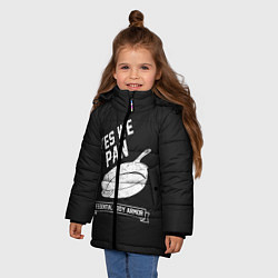 Куртка зимняя для девочки Yes We Pan, цвет: 3D-светло-серый — фото 2