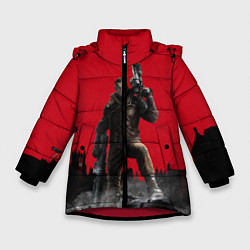 Куртка зимняя для девочки Soldier: William Blaskovitz, цвет: 3D-красный