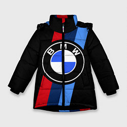 Зимняя куртка для девочки BMW 2021 M SPORT БМВ М СПОРТ