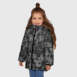 Куртка зимняя для девочки Cs:go - DoomKitty Collection 2022, цвет: 3D-красный — фото 2