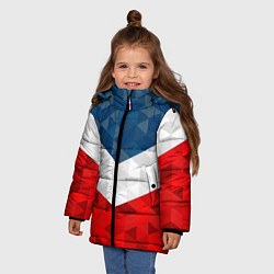 Куртка зимняя для девочки Форма России, цвет: 3D-светло-серый — фото 2