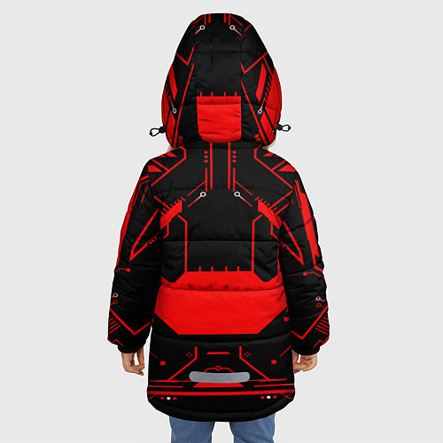 Зимняя куртка для девочки CS:GO - Артемий / 3D-Светло-серый – фото 4