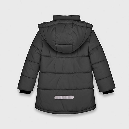 Зимняя куртка для девочки BMW 2018 M Sport / 3D-Светло-серый – фото 2