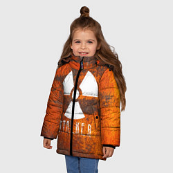 Куртка зимняя для девочки S.T.A.L.K.E.R: Steampunk, цвет: 3D-красный — фото 2