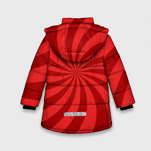 Зимняя куртка для девочки Super Mario: Red Illusion / 3D-Красный – фото 2