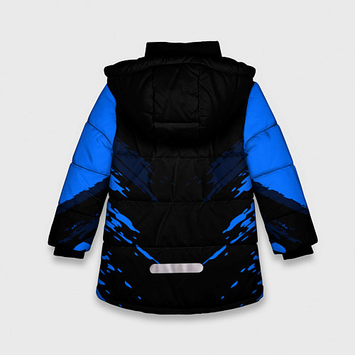 Зимняя куртка для девочки Mitsubishi: Blue Anger / 3D-Светло-серый – фото 2