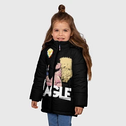 Куртка зимняя для девочки Eagle Khabib, цвет: 3D-черный — фото 2