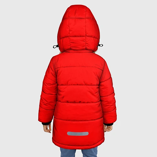 Зимняя куртка для девочки One for all & all for one / 3D-Светло-серый – фото 4