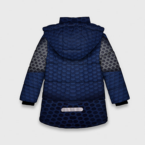 Зимняя куртка для девочки Mercedes: Sport Motors / 3D-Красный – фото 2